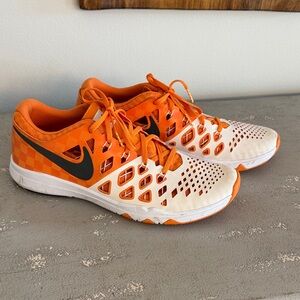 Nike TN Vols Orange and White Sneakers